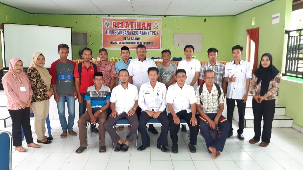 Pelatihan TPK Desa Goarie Tahun 2020